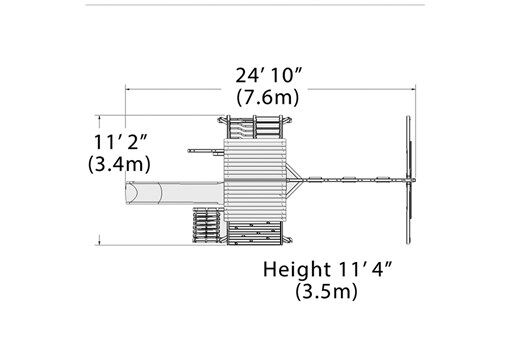 high end backyard playsets