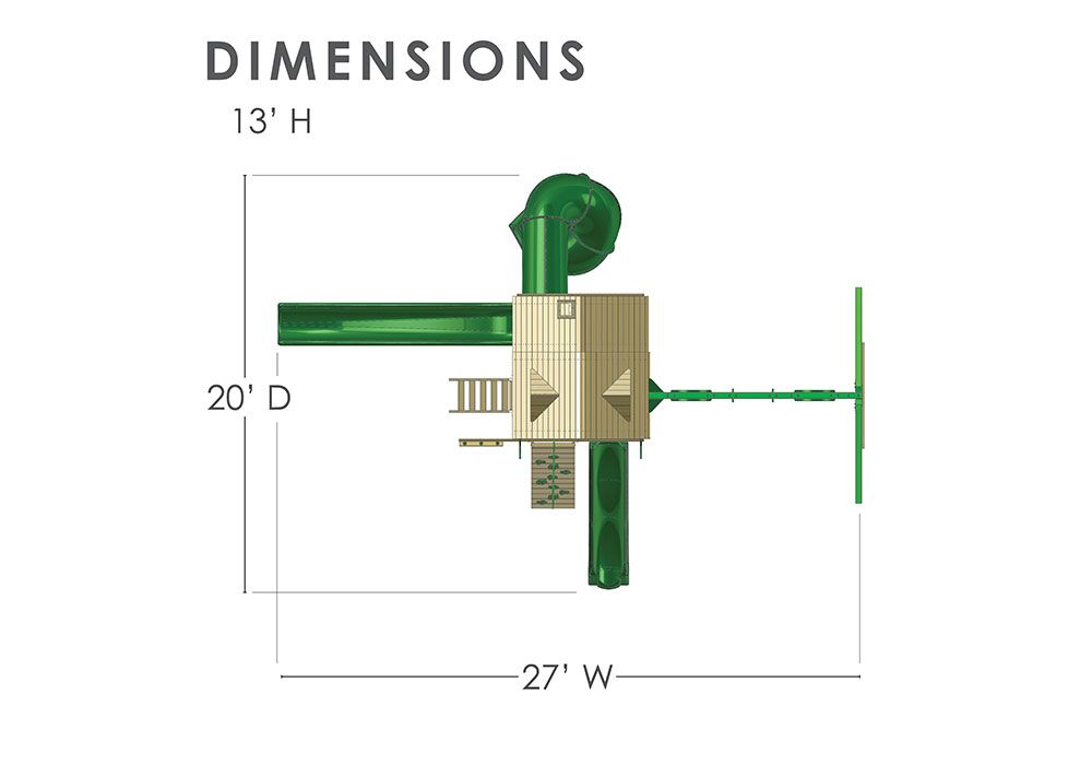 Apollo Climber 2 with Upper Cabin and Wood Roof - Image 2