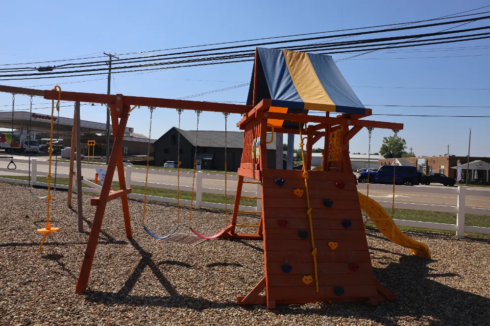 kids word play systems mystic mountain swing set