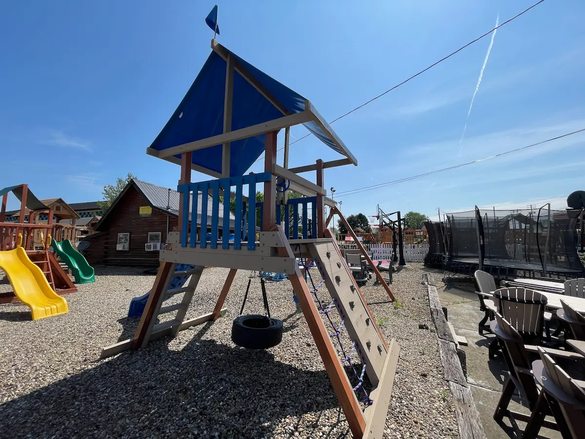 kids world play 5' palace series swing sets