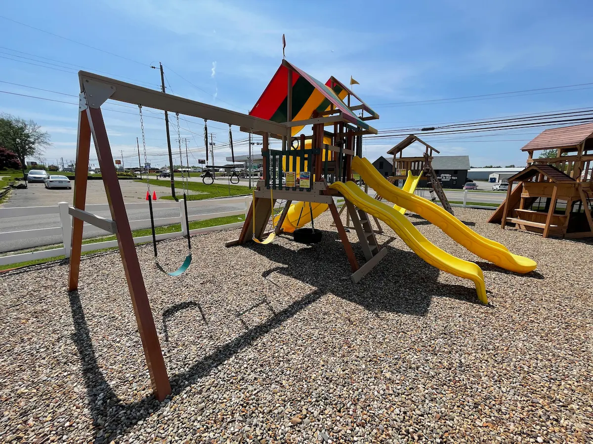 kids world play palace w504 swing set