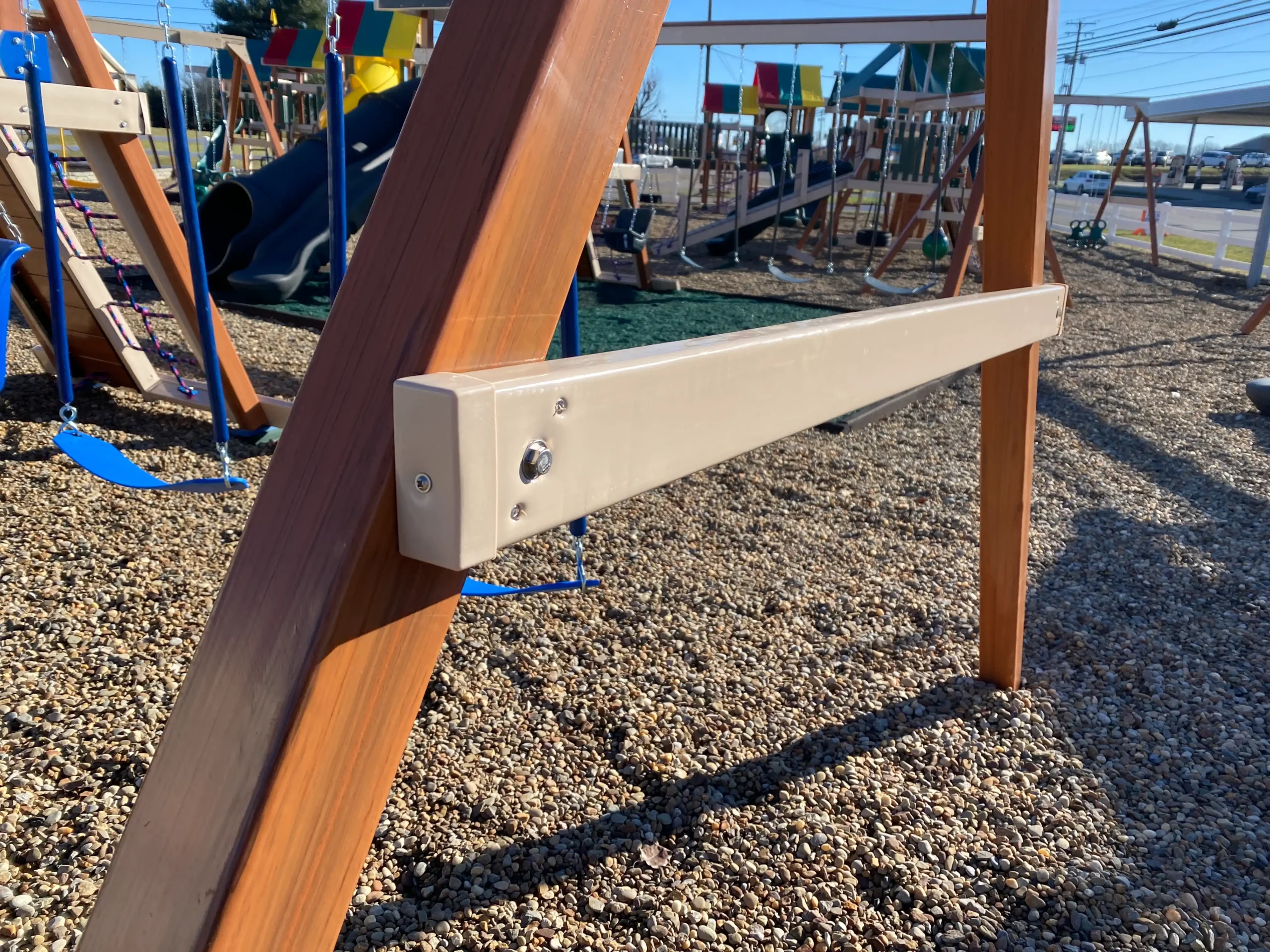 Play set with slide tire swing plans kids world play systems 1