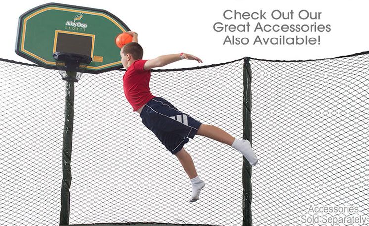 14ft AlleyOop VariableBounce Includes Ladder - Image 5