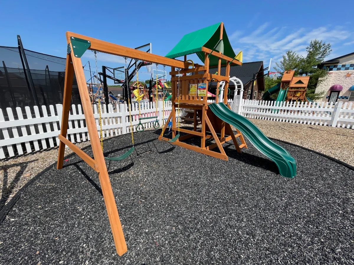 kids world play panda best swing sets