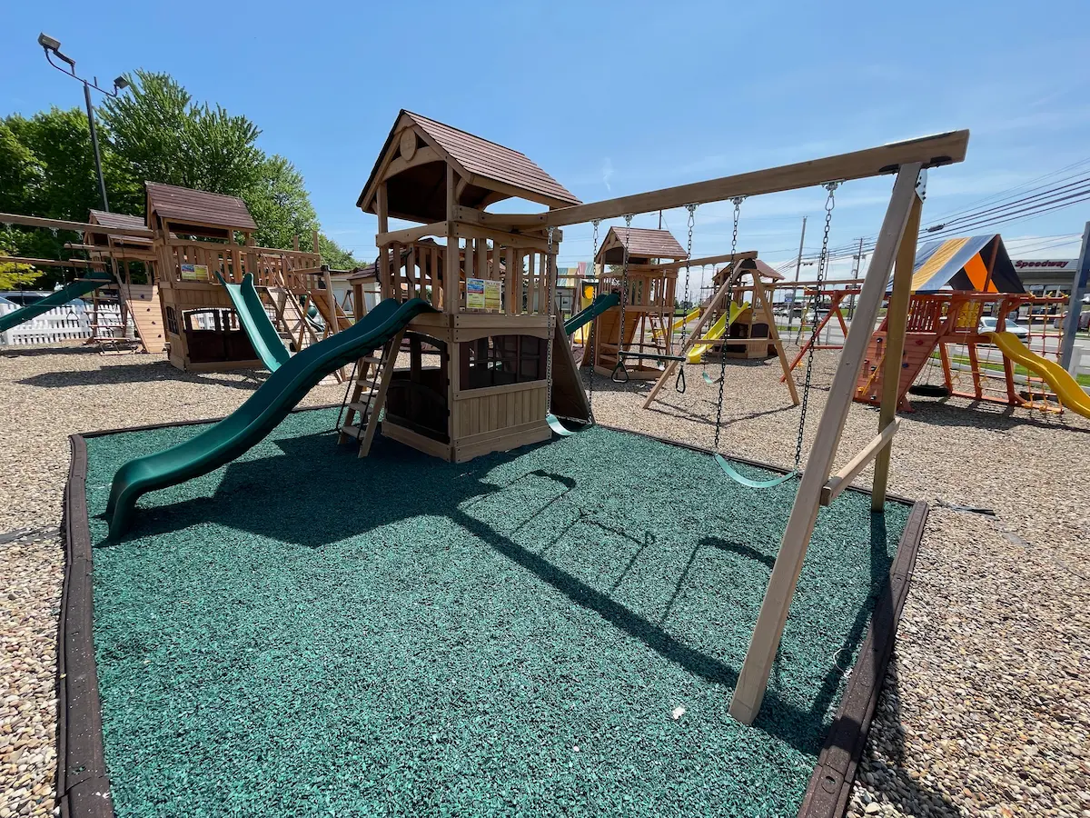 outdoor swing sets kent