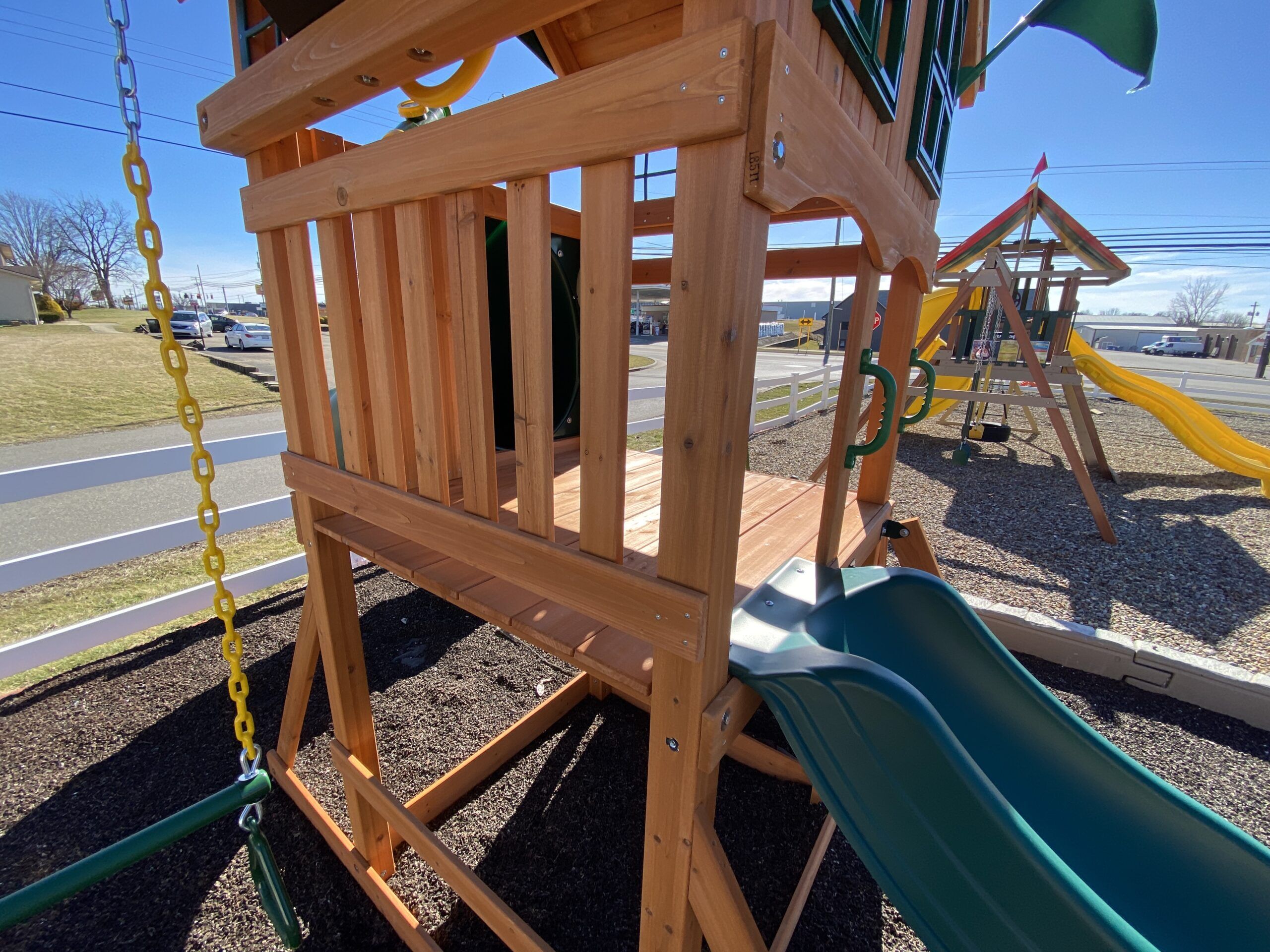 swing set with tube slide near me