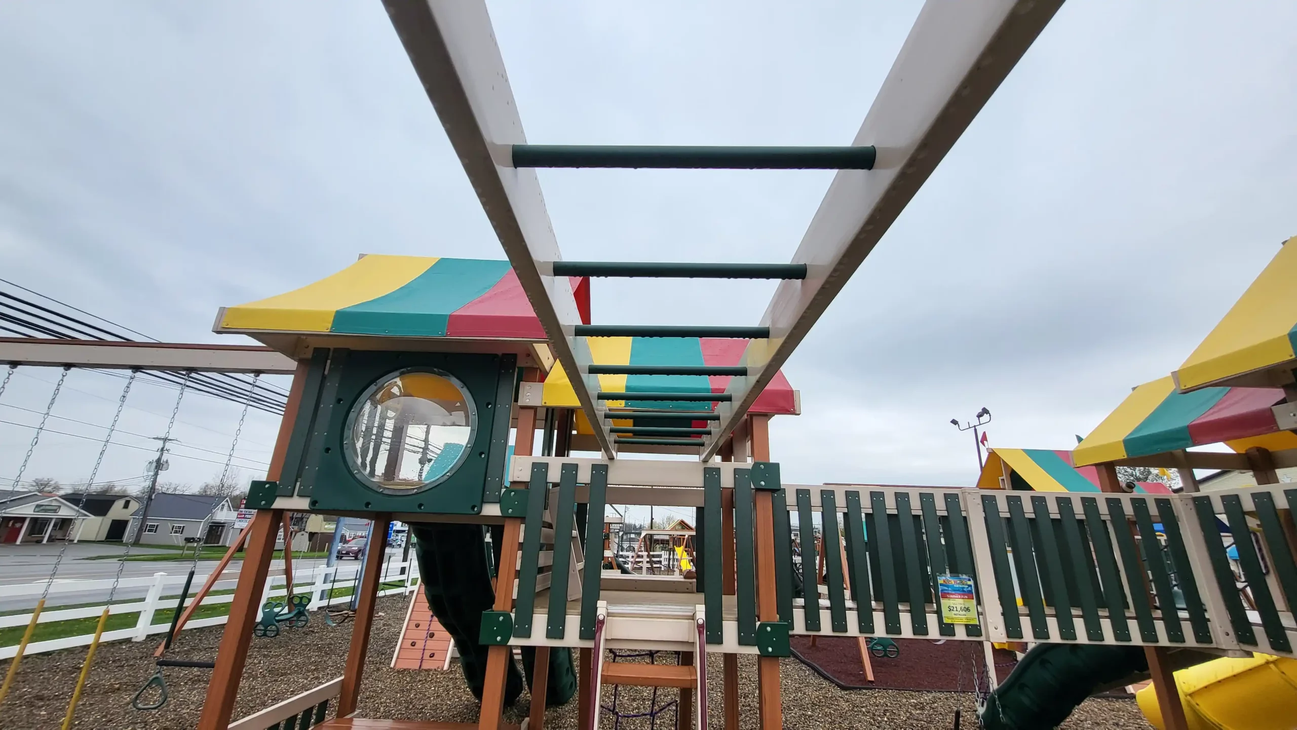 big wooden swing set Edinboro Pennsylvania