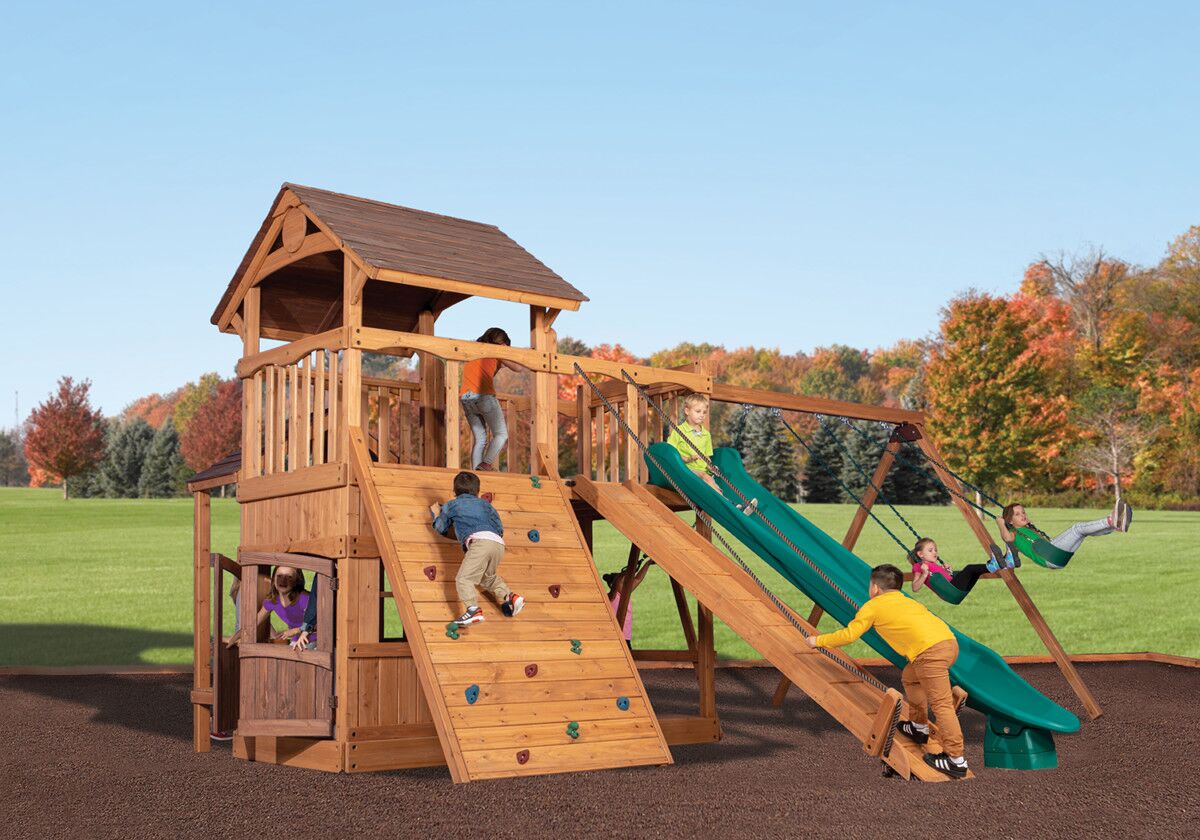 huge playground set