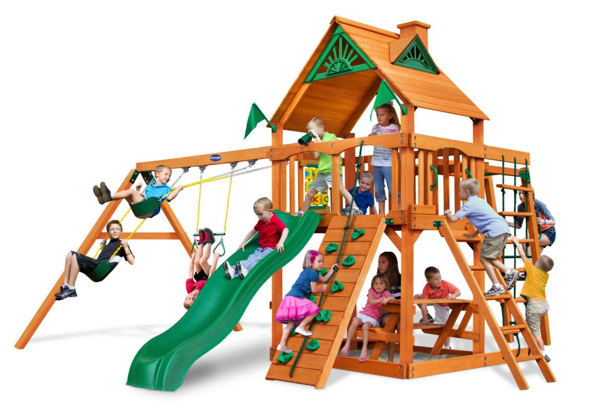 swing set with monkey bars