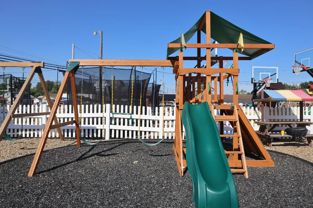 panda swing set