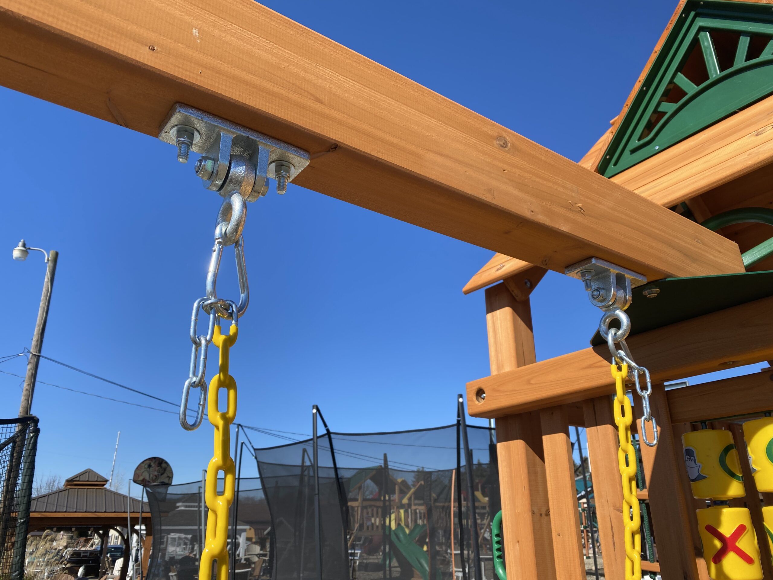 swing set with spiral slide near me