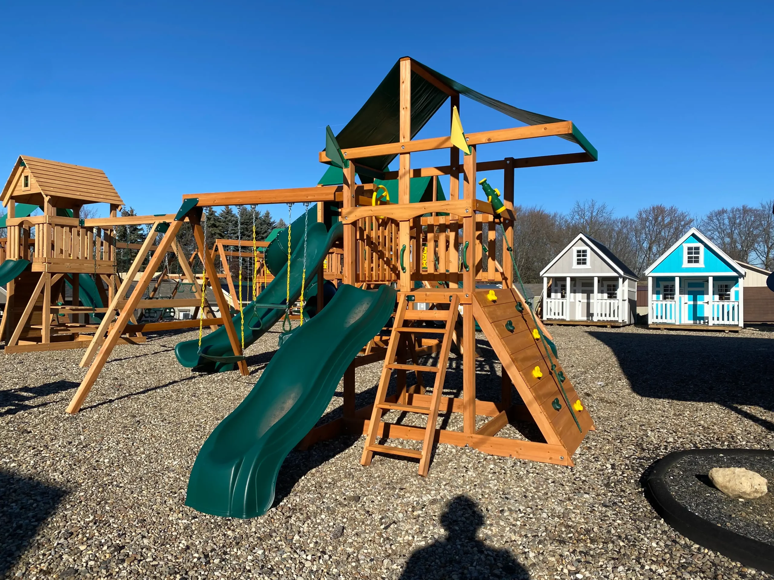 swing set for a small backyard kids world play systems 1
