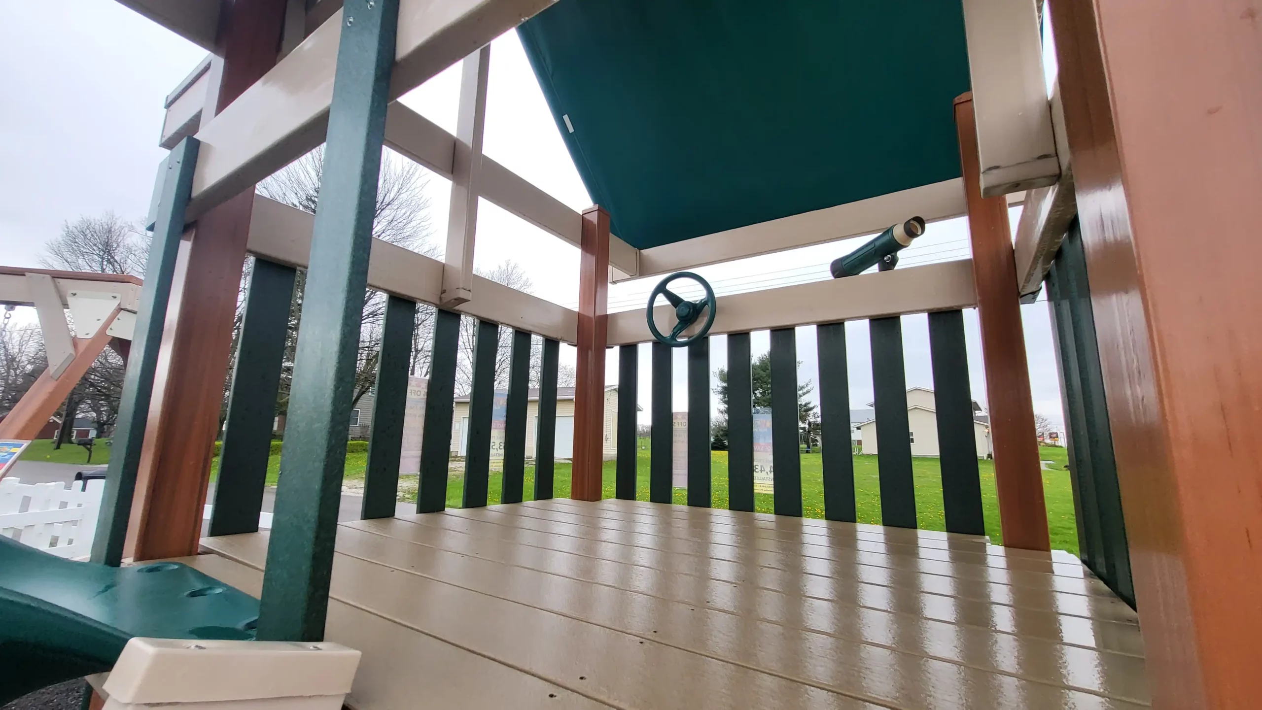 swing set for small backyard Chicago Illinois