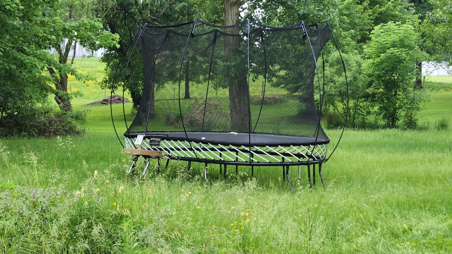 large oval trampoline near me