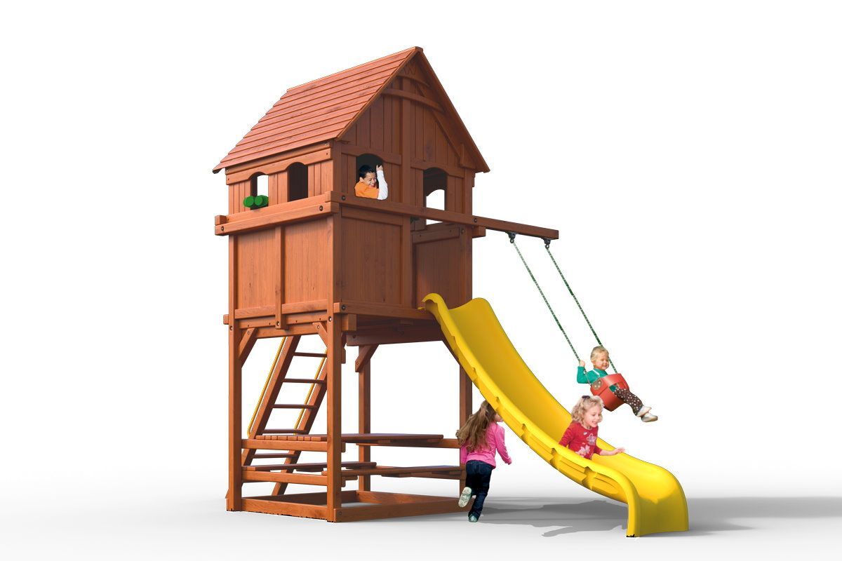 playground playhouse Heath Ohio Kids World Play Systems