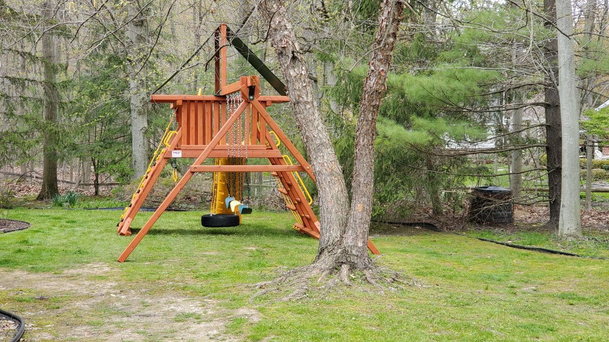 playground swing set plans Cleveland ohio