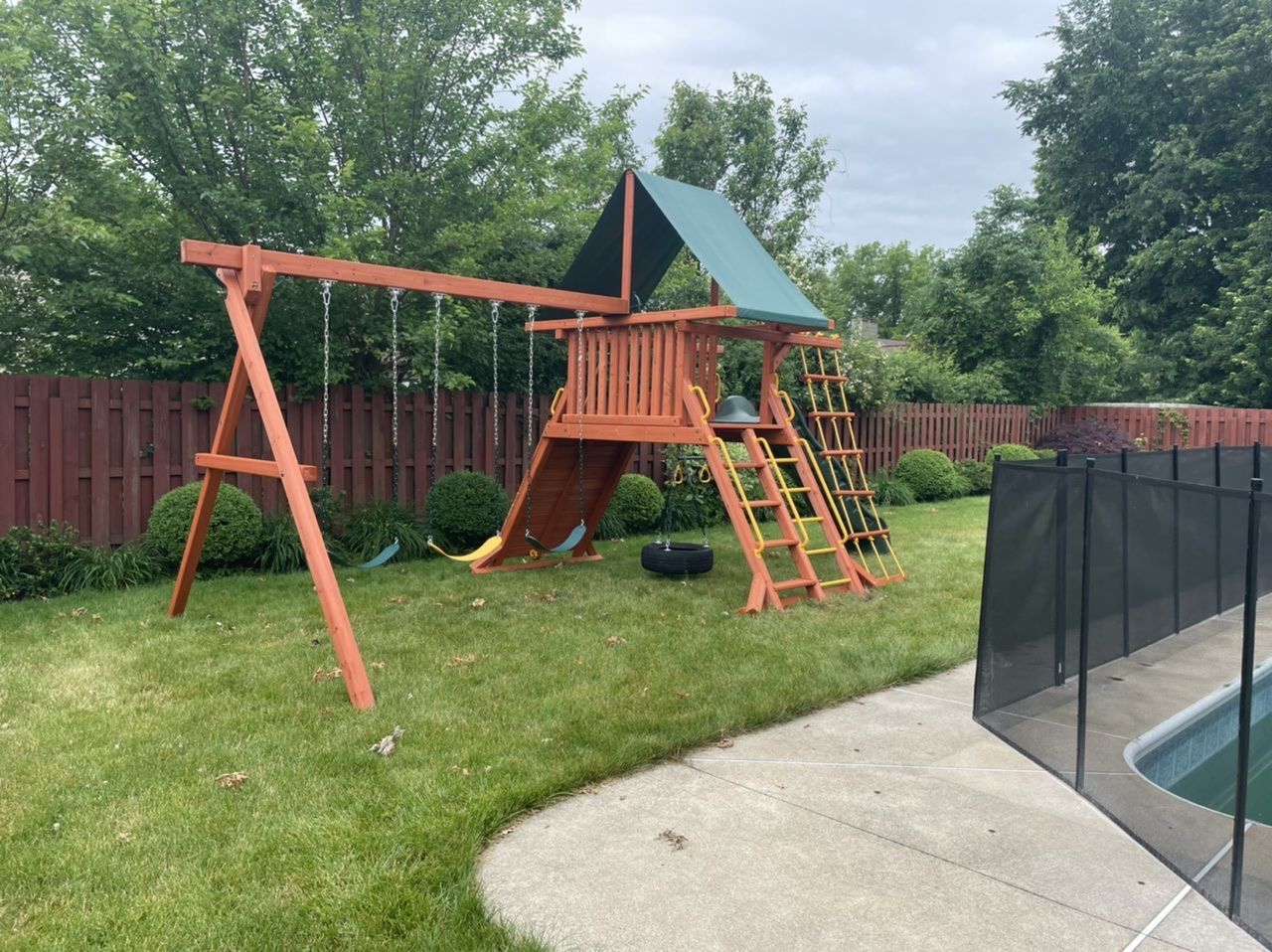 playground swing set plans Dayton ohio