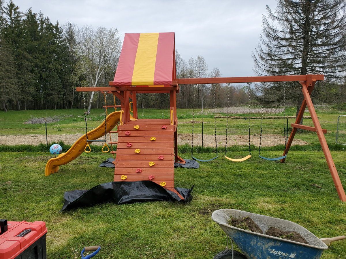 playground swing set plans Heath ohio