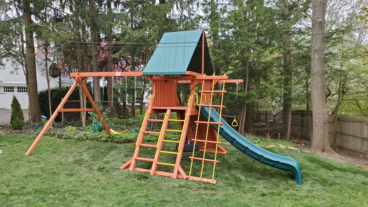playground swing set plans Mansfield ohio