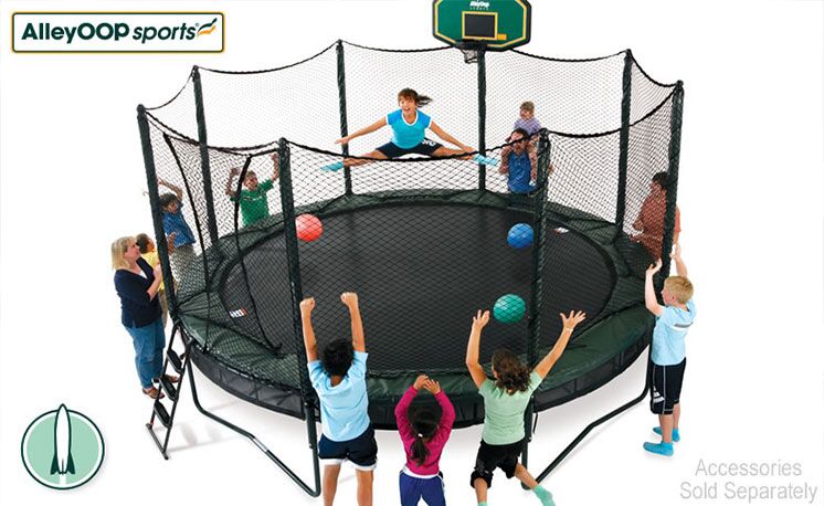 14ft AlleyOop PowerDoubleBounce Includes Ladder - Image 2