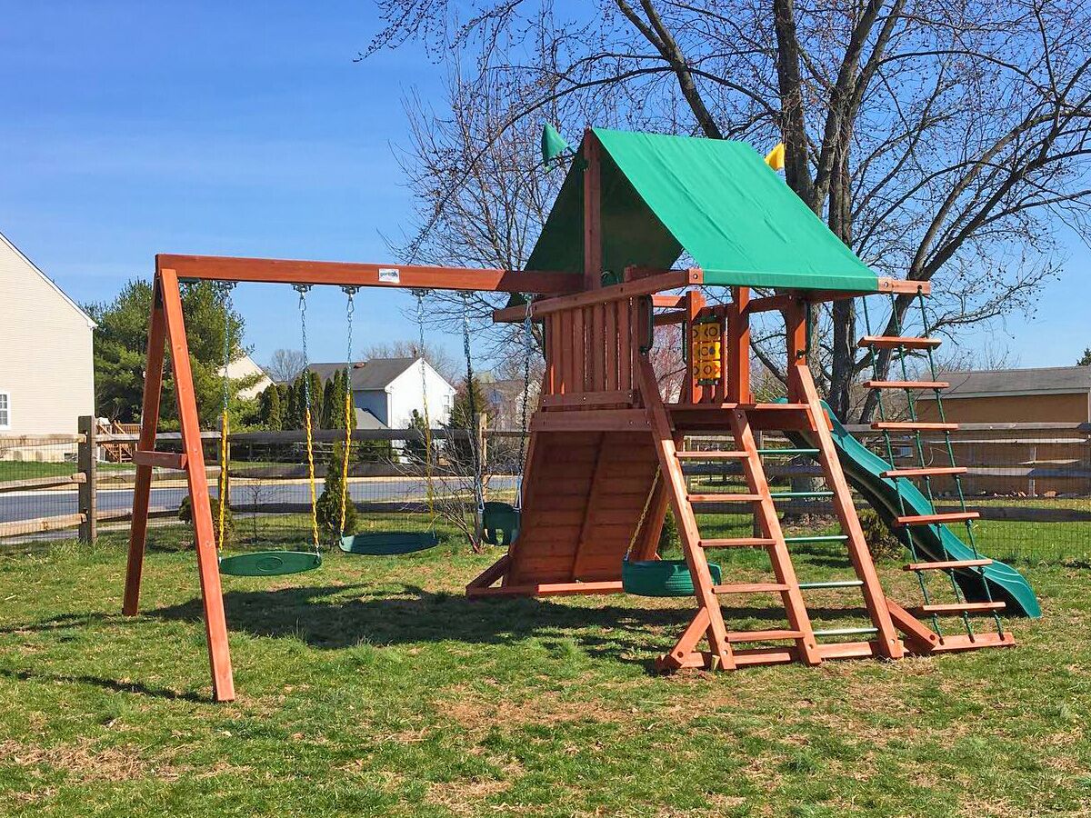 kids playground backyard