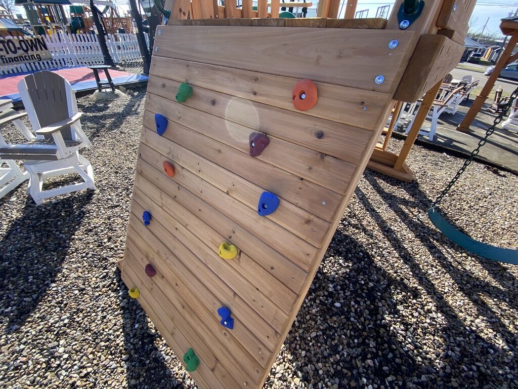 cheap wooden swing sets 4
