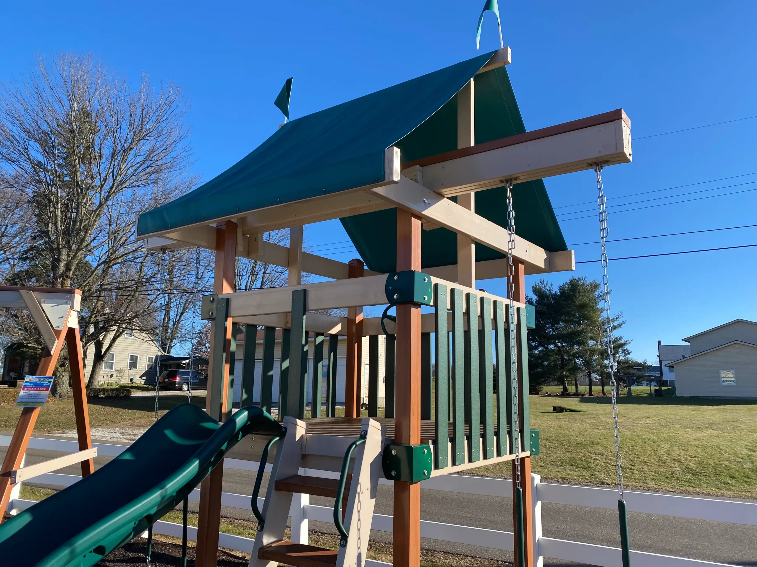 Small Swing Set with Slide Ashland Ohio