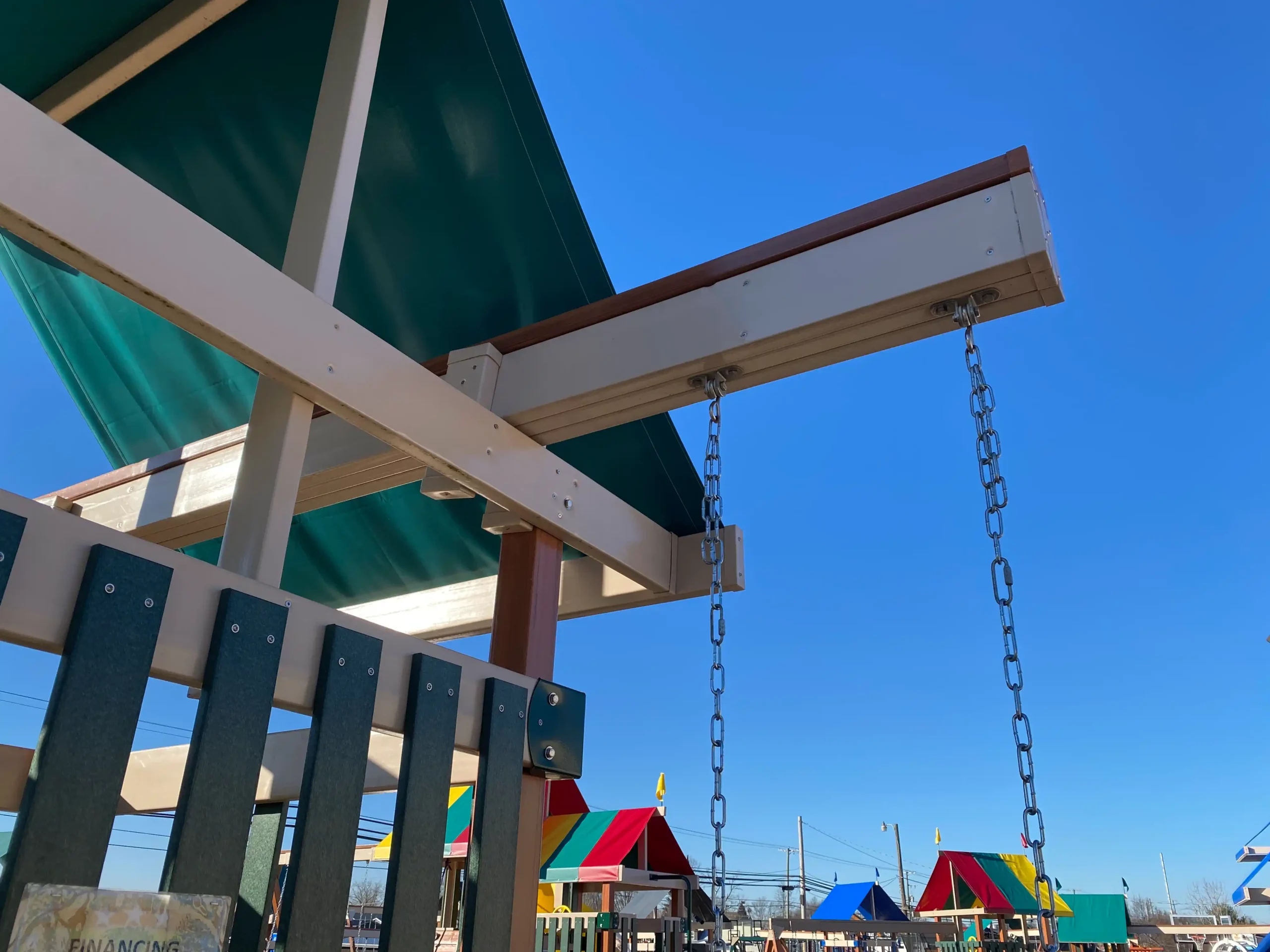 Small Swing Set with Slide Mansfield Ohio