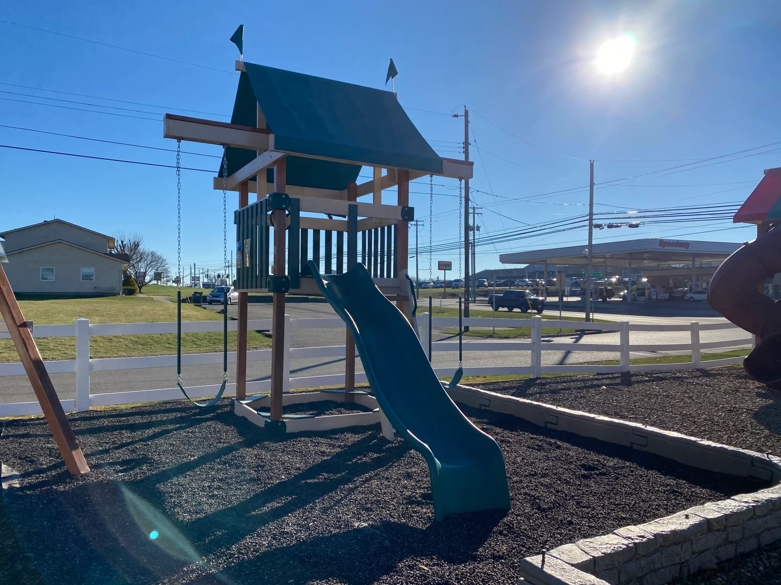 Small Swing Set with Slide Westerville Ohio
