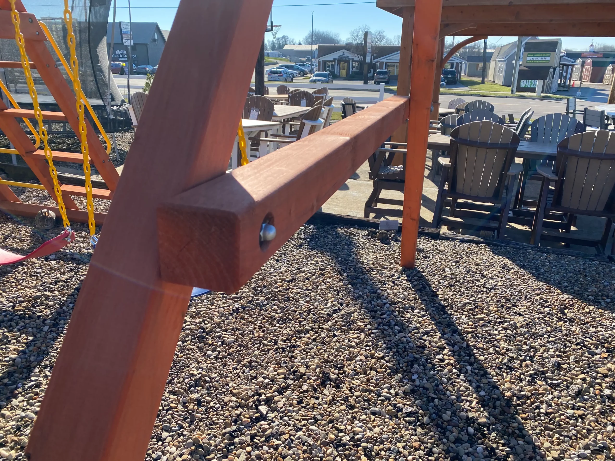 wooden swing sets near me kids world play systems