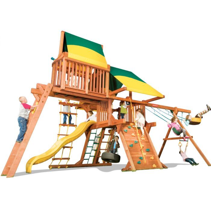 swing set slide combo